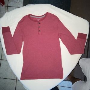 Burgundy Long Sleeve Shirt